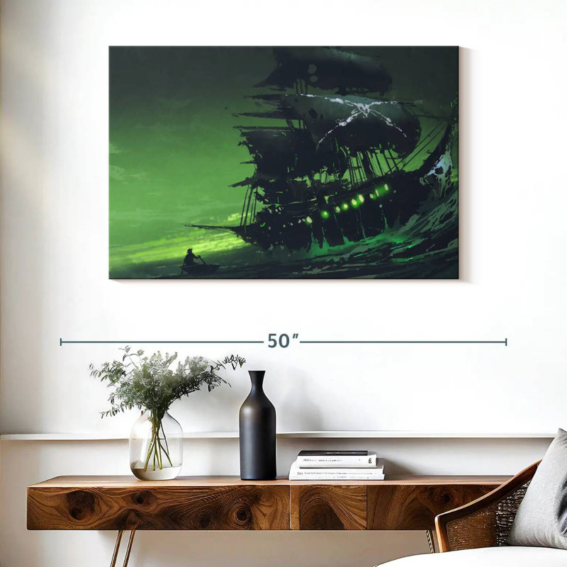 Mehar The Flying Dutchman, 26" H x 39" W
