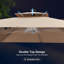 4m Square Cantilever Parasol-910393375