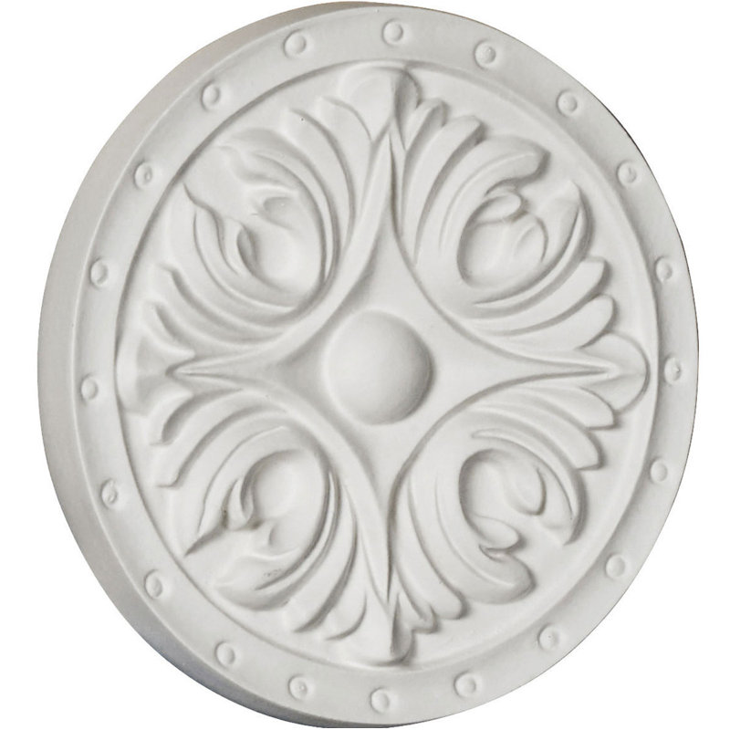 Rosette Bordeaux H 5,88 po x l 5,88 po x P 0,63 po