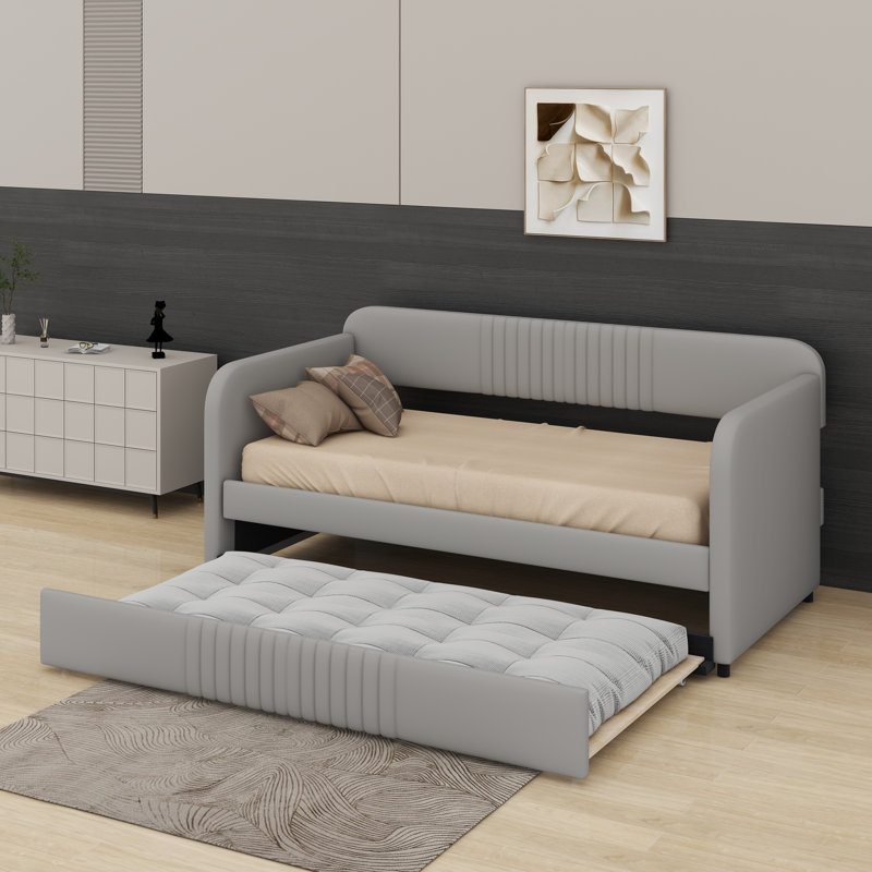 Upholstered Daybed, Gray