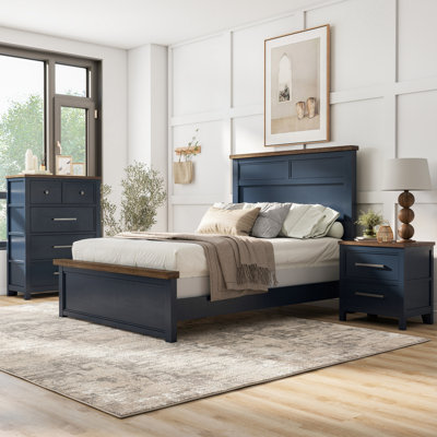 Ensemble de chambre à coucher 3 pièces Lonegan