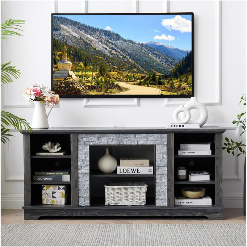 Meuble télé avec meuble télé Mantel Stone