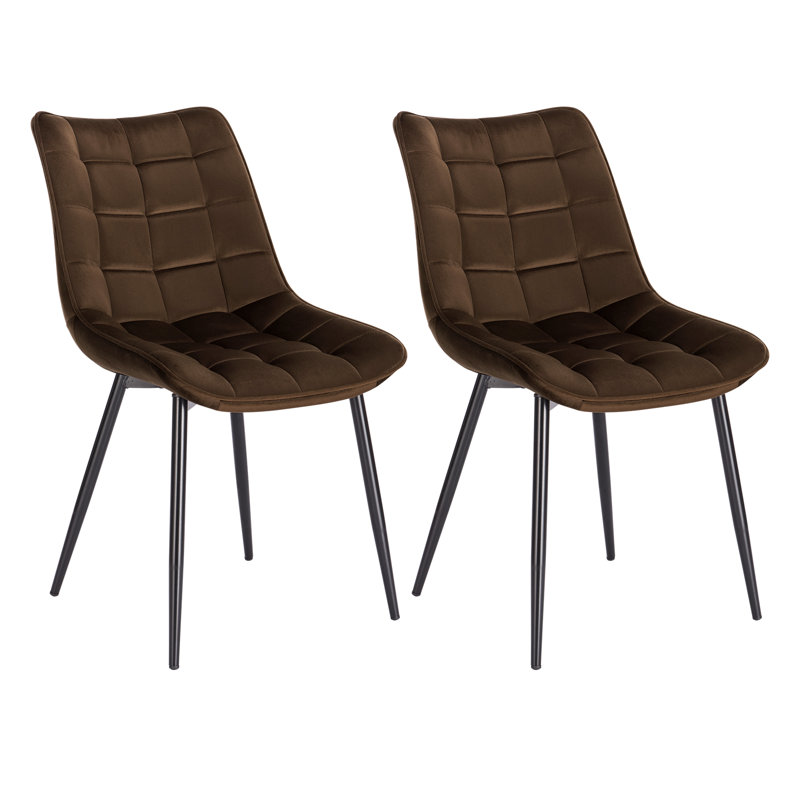 Chattooga Upholstered Dining Chair, Brown