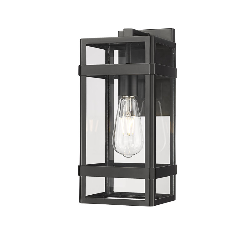 Applique murale d'extérieur 1 lumière Dawnridge, H 13,75 po x l 6 po x P 7,5 po