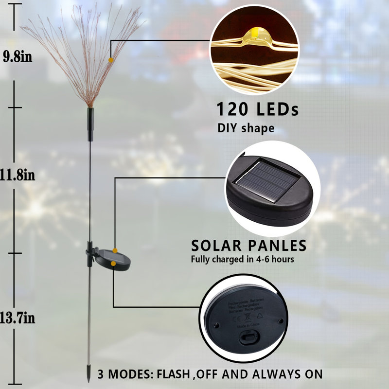Low Voltage Solar Powered Integrated LED Pathway Light Pack, Multicolor