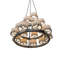 Lustre géométrique unique à 18 lumières