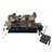 Americangaslogs Vented 18inch-24inch Gas Logs Sets Gas Fireplace Burner Burner Set,with Remote (Motor Valve, 18 inch Twisted Oak)-119637257