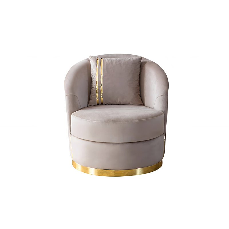 Fauteuil demi-tonneau Elvina