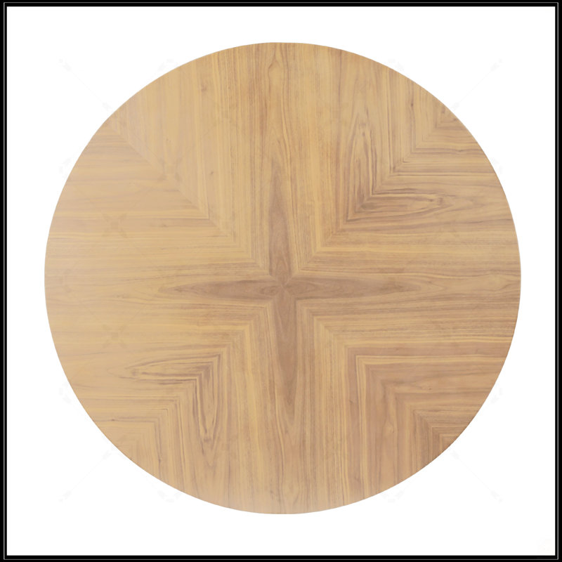 Table basse 53,14 po, 29,75 po H x 53,14 po L x 53,14 po l, Noyer