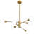 6 - Light Dimmable Sputnik Spider Chandelier-996105782