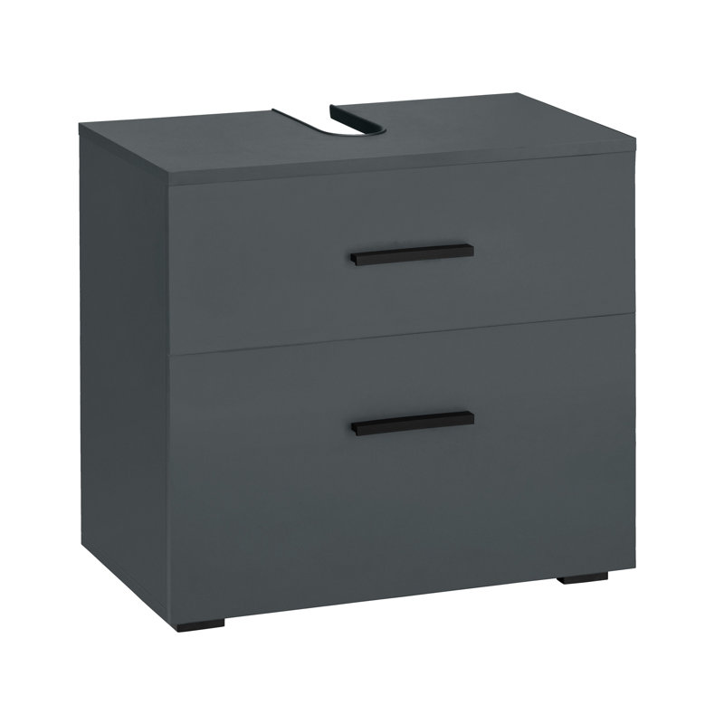 Brygida Back To Wall Toilet Unit, Anthracite