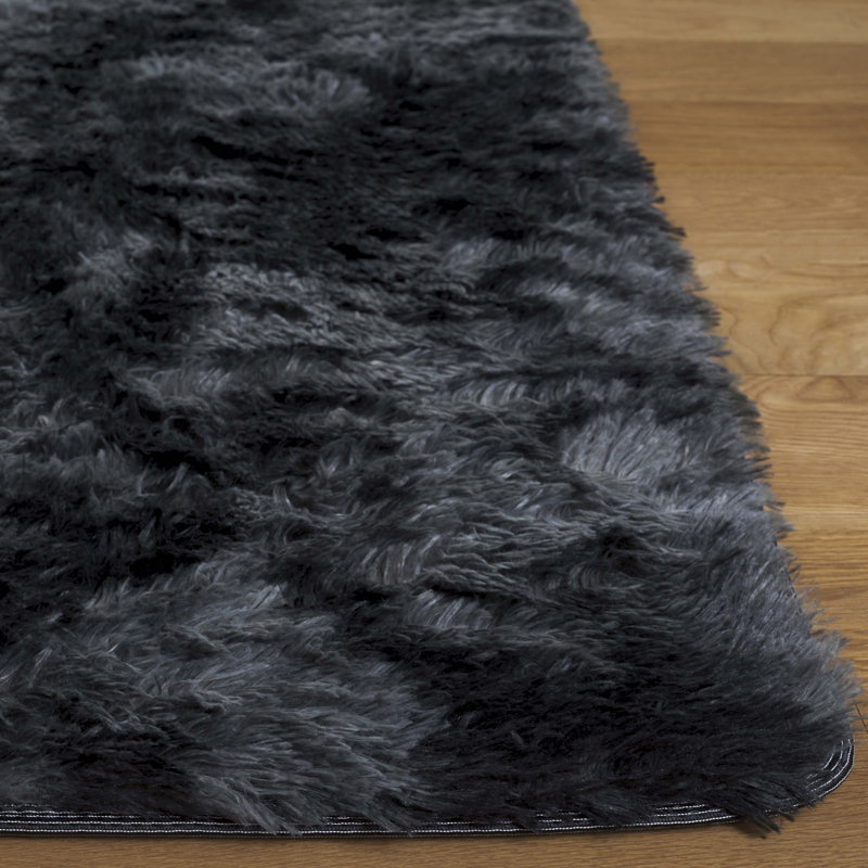 Zakiah Shag Performance Abstract Rug, Rectangle 5' x 8'
