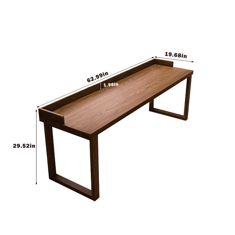 Wrinkle 3 Piece Solid Wood Writing Desk Office Set