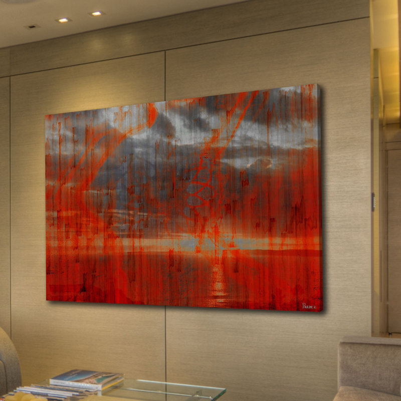 « la huella » par parvez taj,, reproduction d’art sur toile tendue, 30 po x 45 po