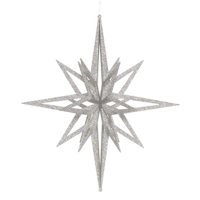 Ornement étoile 3d paillettes