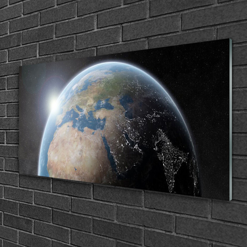 Universe Globe - No Frame Print on Glass