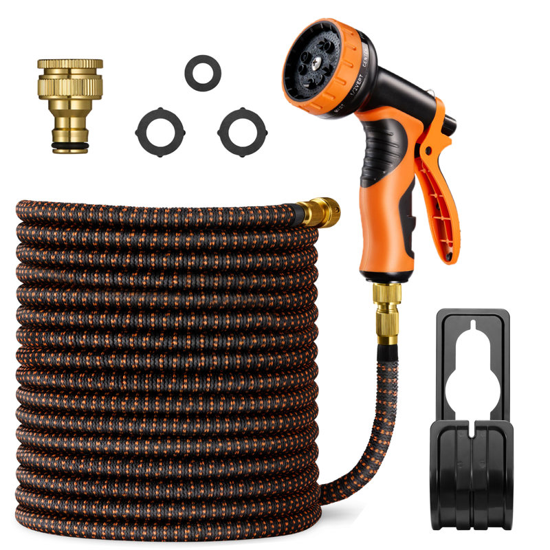 Plastic Wall Mounted Optional Hose Reel, 20cm H x 3050cm W x 10cm D