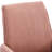 Mid - Back Liftable Pink Office Chair With Striped Corduroy, Ergonomic , Golden Base And Memory Foam Cushion For Working At Desk. 24.56 In Depth, 23.9 Width, 38.89 Height, 27.44 Lb Weight Corduroy-974037652-974037655