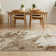 Tyrece Abstract Area Rug in Beige
