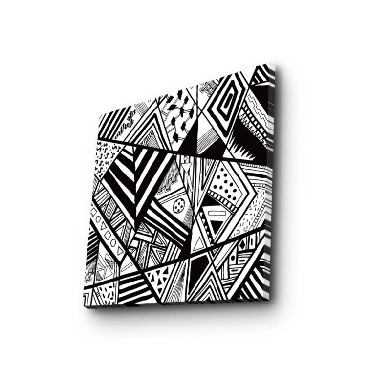 Toile décorative à peindre, 17,7 po x 17,7 po | 100% toile de suède, cadre 100% bois (épaisseur: 1,2 po) | Idéal pour les projets artistiques personnalisés, compatible avec les marqueurs et les colorants, parfait pour la décoration intérieure