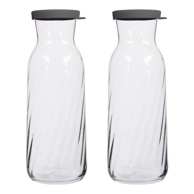 LAV - Fonte Optic Glass Carafes - 1.2L, Grey