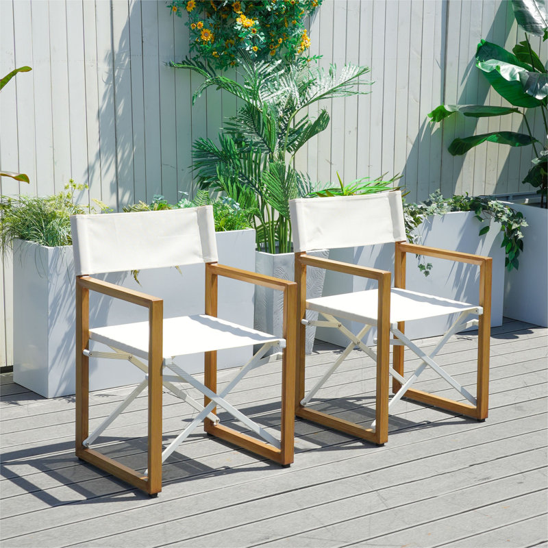 Ensemble de 2 chaises pliantes Linnea