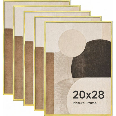 Poster Frame Set, Gold Gallery Wall Frames 