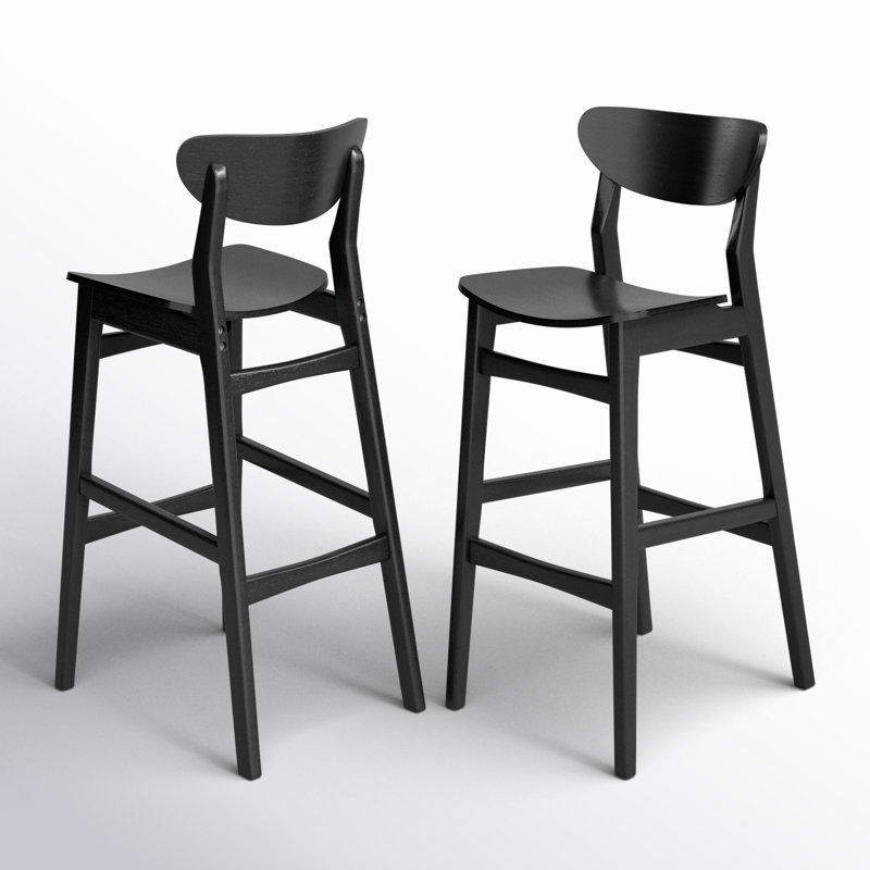 Tabouret de bar 29,53 po, Noir, 1, Counter Stool (26" Seat Height)