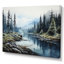«Canada Tranquil Lake», reproduction sur toile-1984294018-1984294017