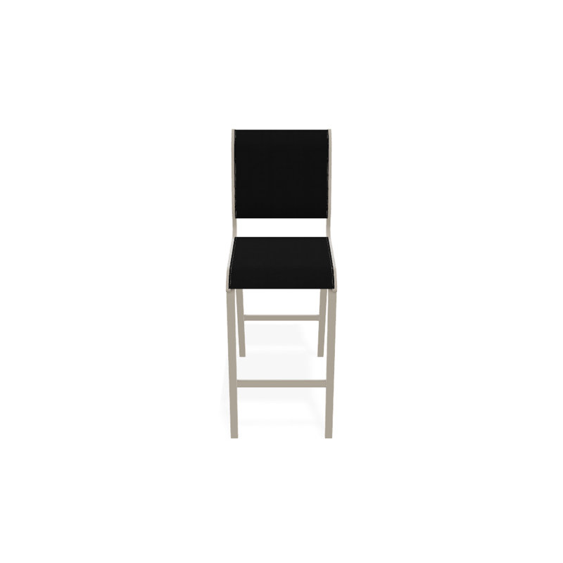 Tabouret de bar 29,5 po Holna, Noir 5D Sunbrella®, Désert texturé