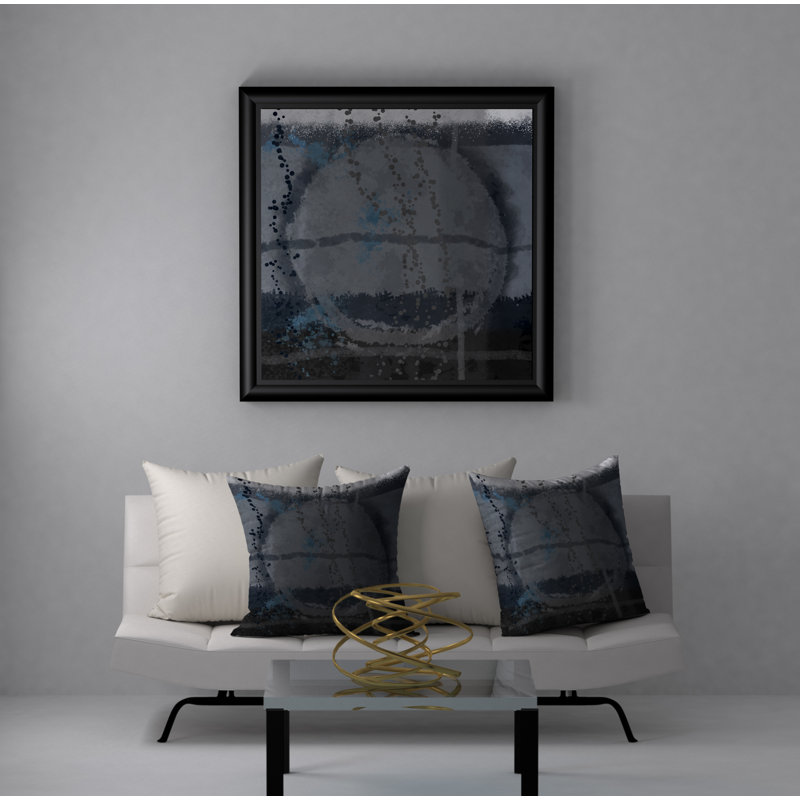  Housse et insert de coussin carré unique en plomb, 18" x 18"