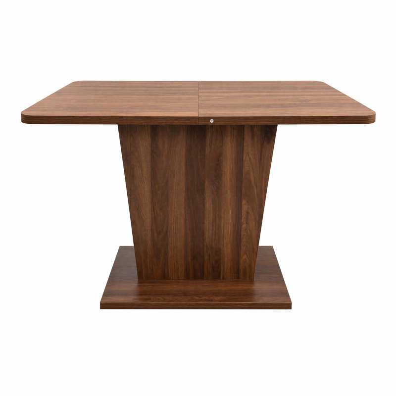 Table de salle à manger extensible moderne pour petits espaces avec une conception compacte et une fabrication robuste.
