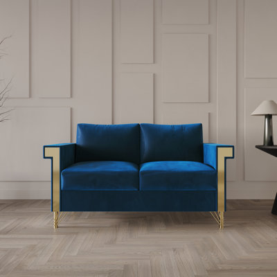 Snaresbrook Fabric 56.30'' Reception Loveseat