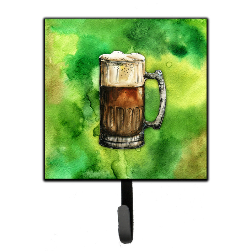 Organisateur de la clé murale à grande tasse avec crochets clés irish bière Thorith
