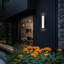 Wavelet 3000K Dimmable LED Outdoor Wall Light With Color Temperature Switch from 2700K/3000K/3500K/4000K, Weather Resistant Powder Coated Finish-154582021