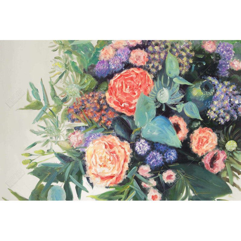 «Flowers Melody» sur toile