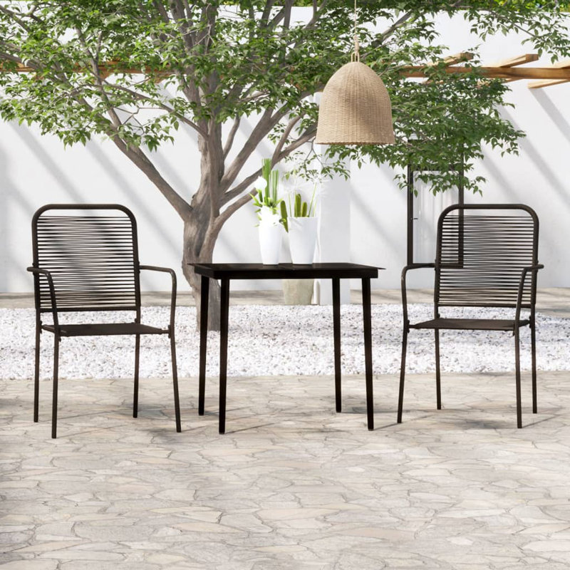 Gemayel 2 - Person Patio Dining Set with Square Table