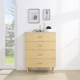 Dondi 4 Drawer 36" W Chest