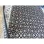 Tapis décoratif noué à la main noir de conception unique 4 pi 7 po x 6 pi 6 po Abdulssé