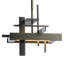 Planar 8.4" H 1 - Light Kitchen Island Geometric LED Pendant-951621628-970470240-970470247