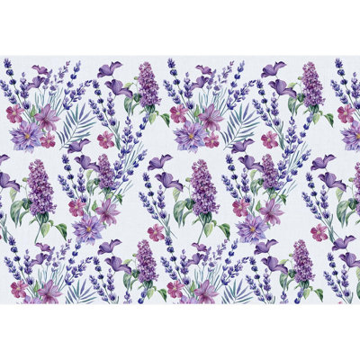 Lavande fleurs mauves