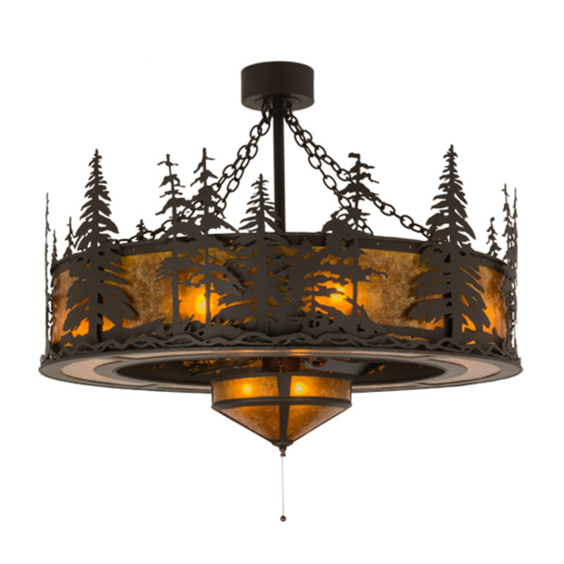 Tall Pines Downrod Ceiling Fan