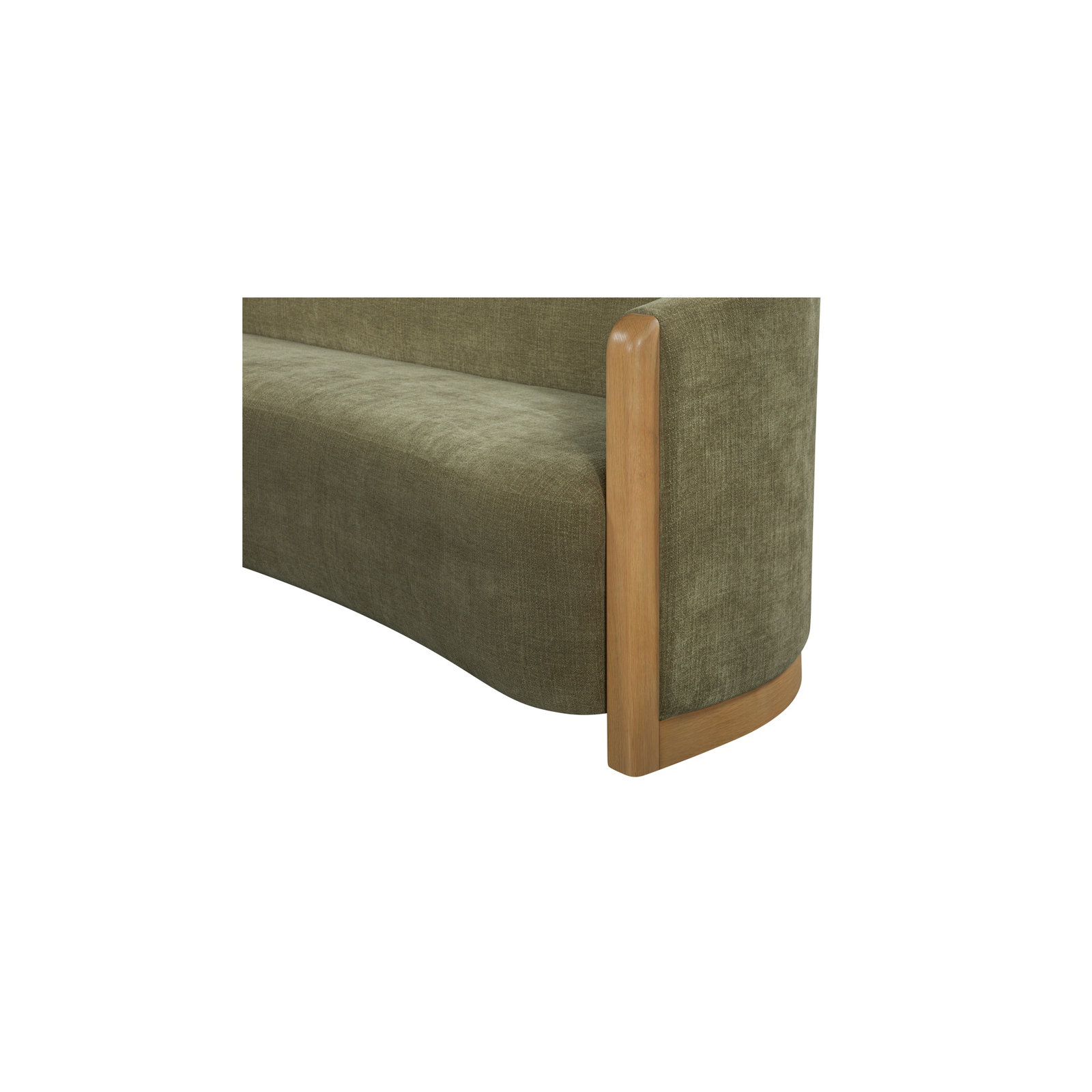 Upholstered Sofa, Green
