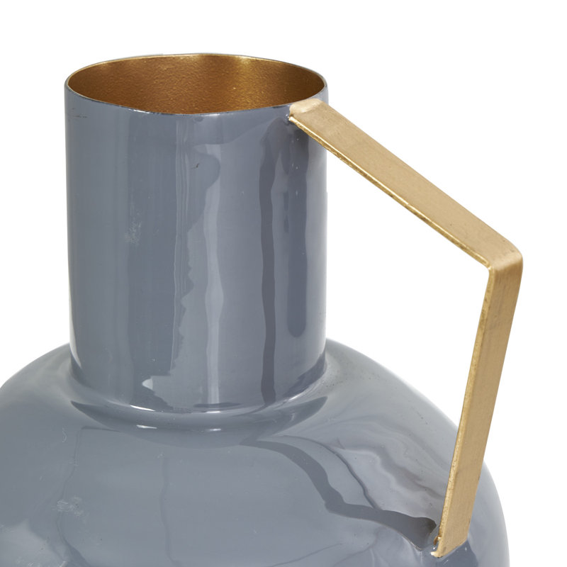 Iron Table Vase, Blue