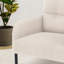 Fauteuil d'appoint en velours côtelé en velours côtelé avec pieds en métal-641405923