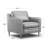 Ashtabula Genuine Leather Square Arm Accent Chair-1018692633