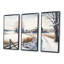 Oklahoma Farm In Winter - ensemble d'art mural sur toile-750910047-750910046