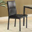 Chaise d'appoint rembourrée (ensemble de 2)