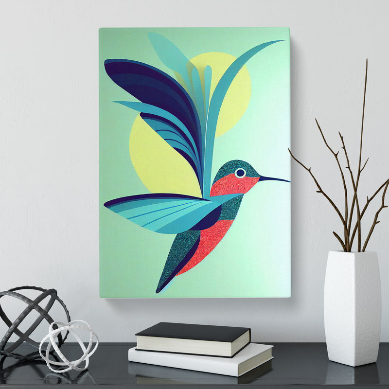 Kentshire Hummingbird Vol.4 - Wrapped Canvas, 60cm H x 40cm W x 3cm D