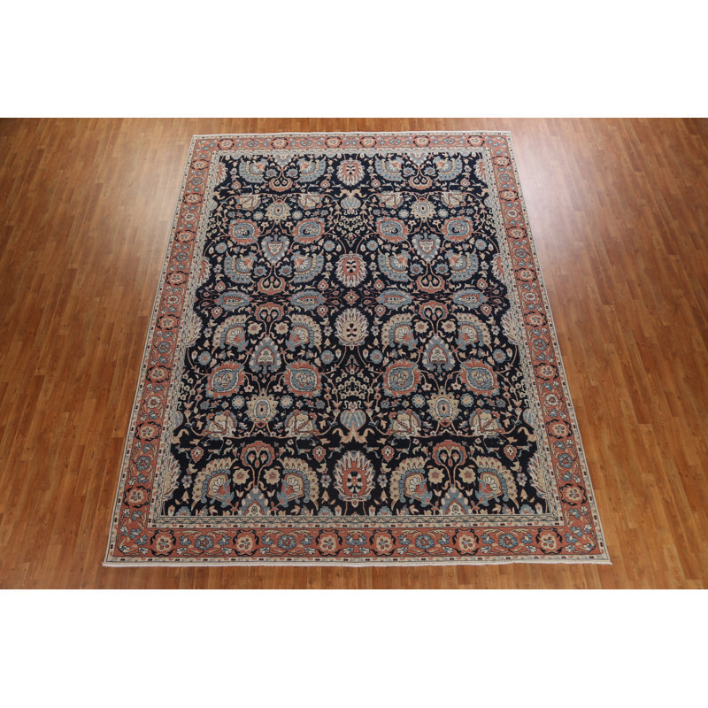 Tapis turc floral en laine noué à la main Sultanabad Ziegler 10 x 13